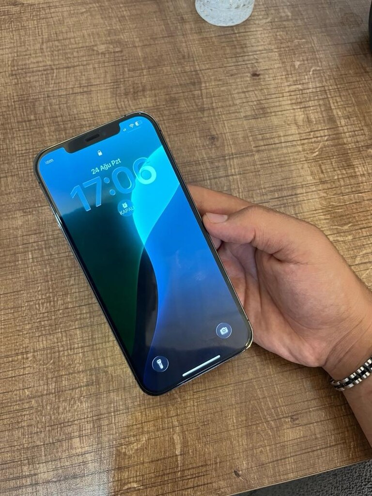 Acil satılık İphone 12 Pro max 128 Gb Çok temiz Cihaz - 4