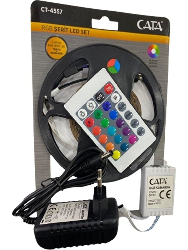 Cata CT-4557 Rgb Şerit LED Seti 5 mt 96 Renk - 2