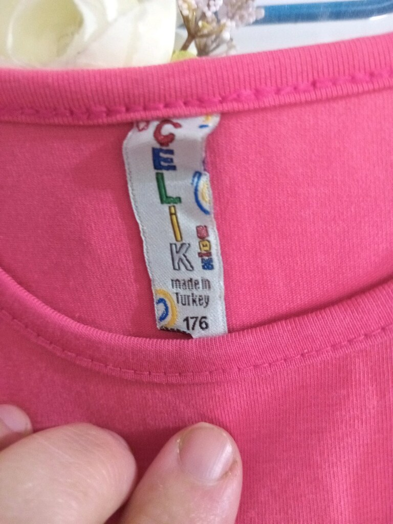 Çocuk tişört önünde pullu yazılı - 6