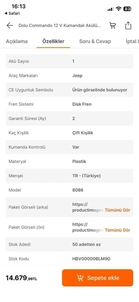 Dolu marka akülü jeep - 7