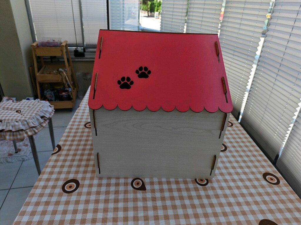 AHŞAP KEDİ EVİ - 4