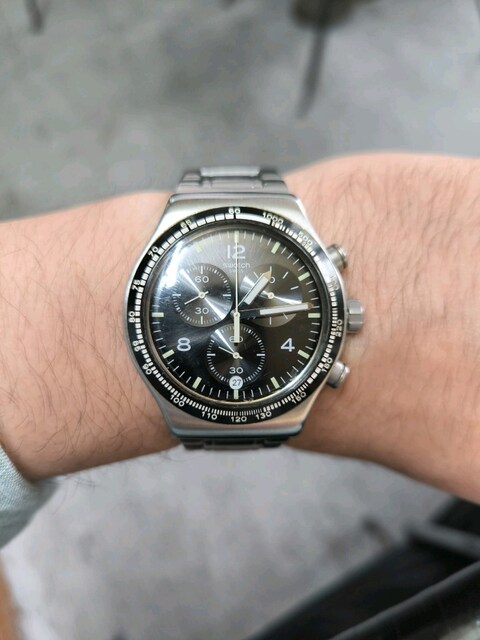 Swatch erkek saat night flight