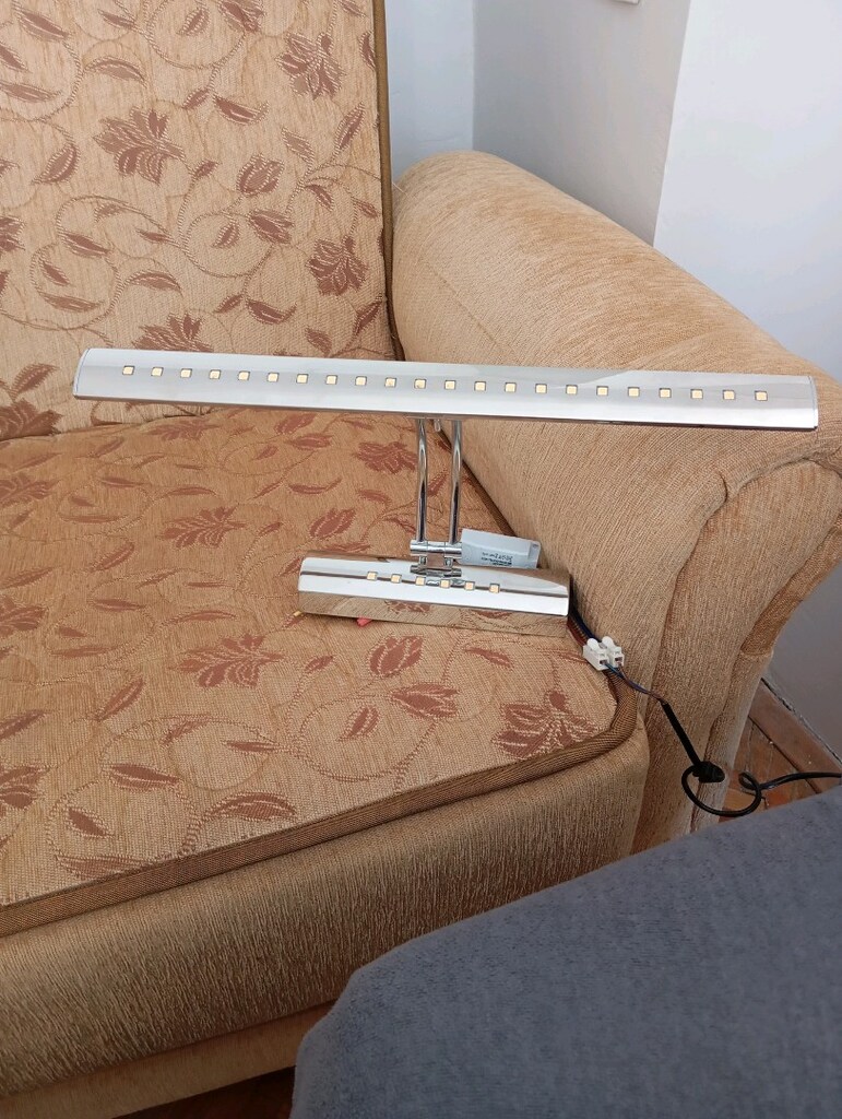 BANYO AYNA ÜSTÜ KROM LED LAMBA ANAHTARLI VE 2 İŞLEVLİ - 3