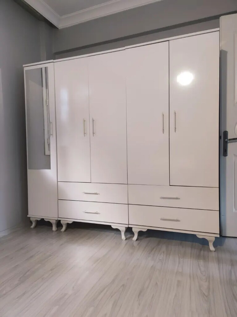5 kapakli Aynalı sıfır elbise dolabı - 2