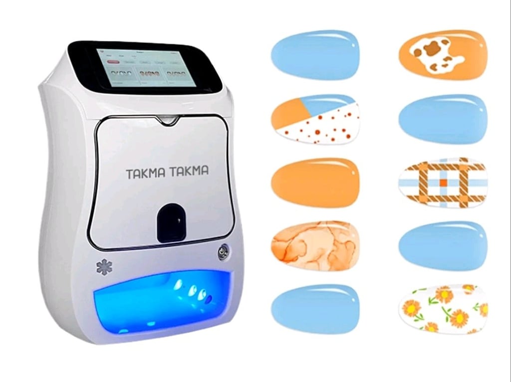 Tırnak Oje Boyama Printer Yazıcı Renkli Şekil Verici Yapay zekalı UV - 4