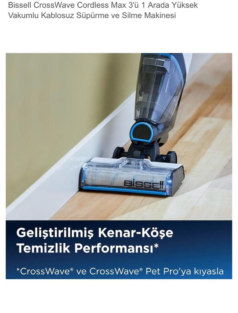 Bissel Crosswave Cordless Max 3’ü 1 arada - 4