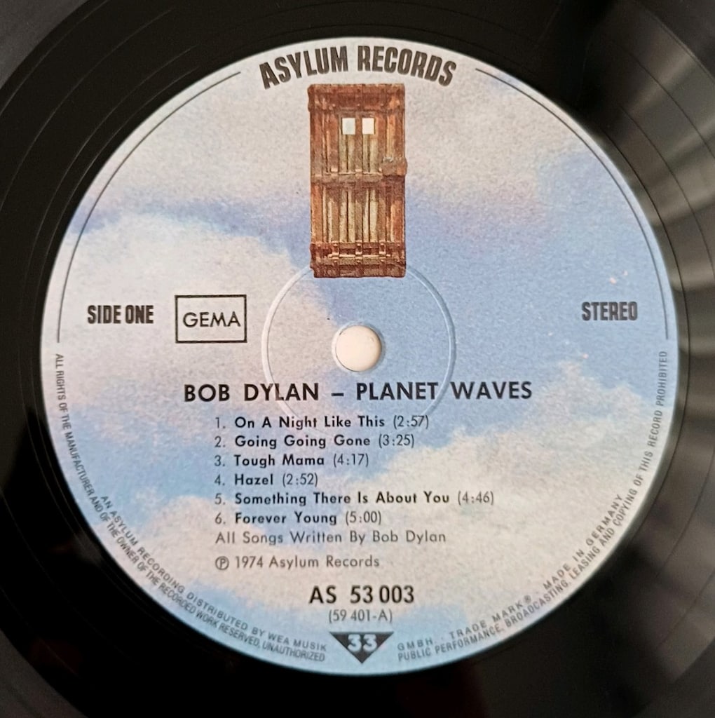 BOB DYLAN PLANET WAVES DÖNEM LP PLAK 33RPM - 4