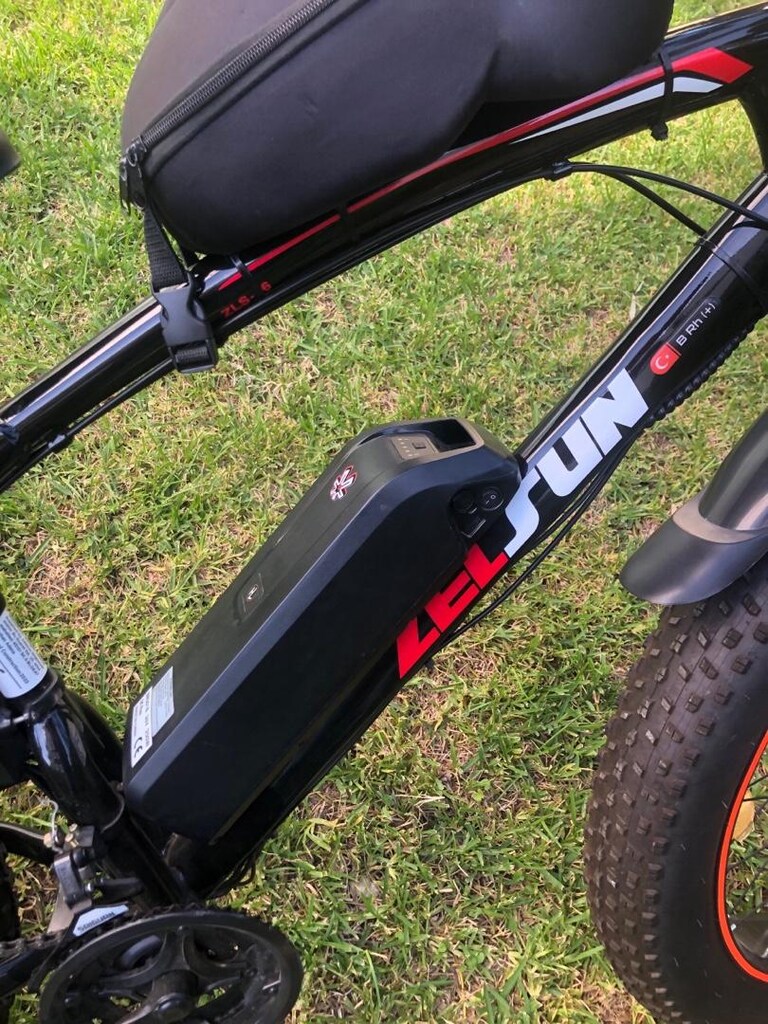 Zelsun elektrikli bisiklet 26 jant 4.0 Fatbike full+full ekstralı - 12