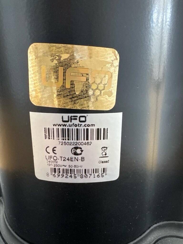 UFO Micatronic 2400 W kule tipi ısıtıcı T24EN-B - 4