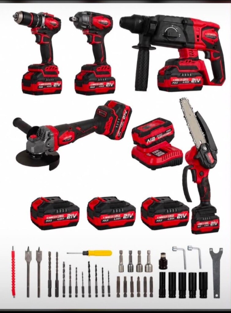 5 li set Hilti matkap tork spral testere çantalı full set sıfır ürün - 4