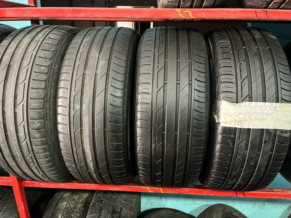 Bridstone 215/50/18 çok temiz takım yazlık - 2