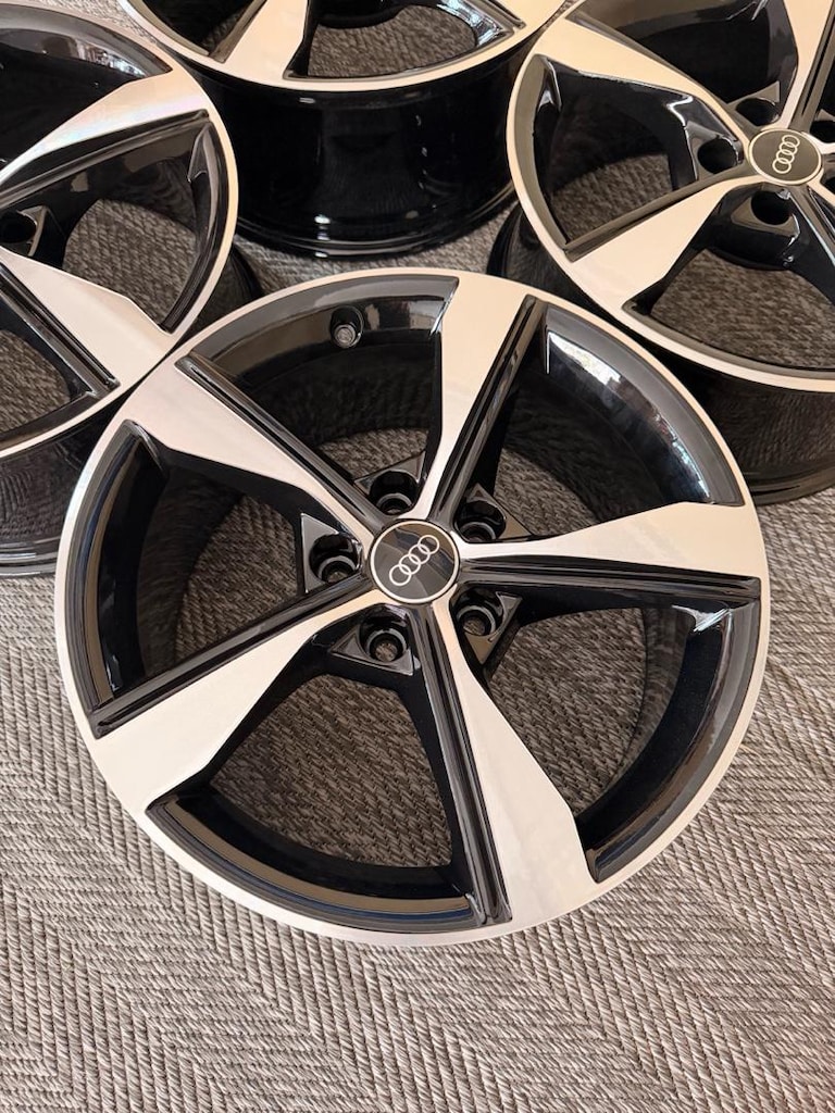 17 İNÇ ORİJİNAL AUDİ A4 QUATTRO ADVANCED JANT TAKIMI HATASIZ - 5