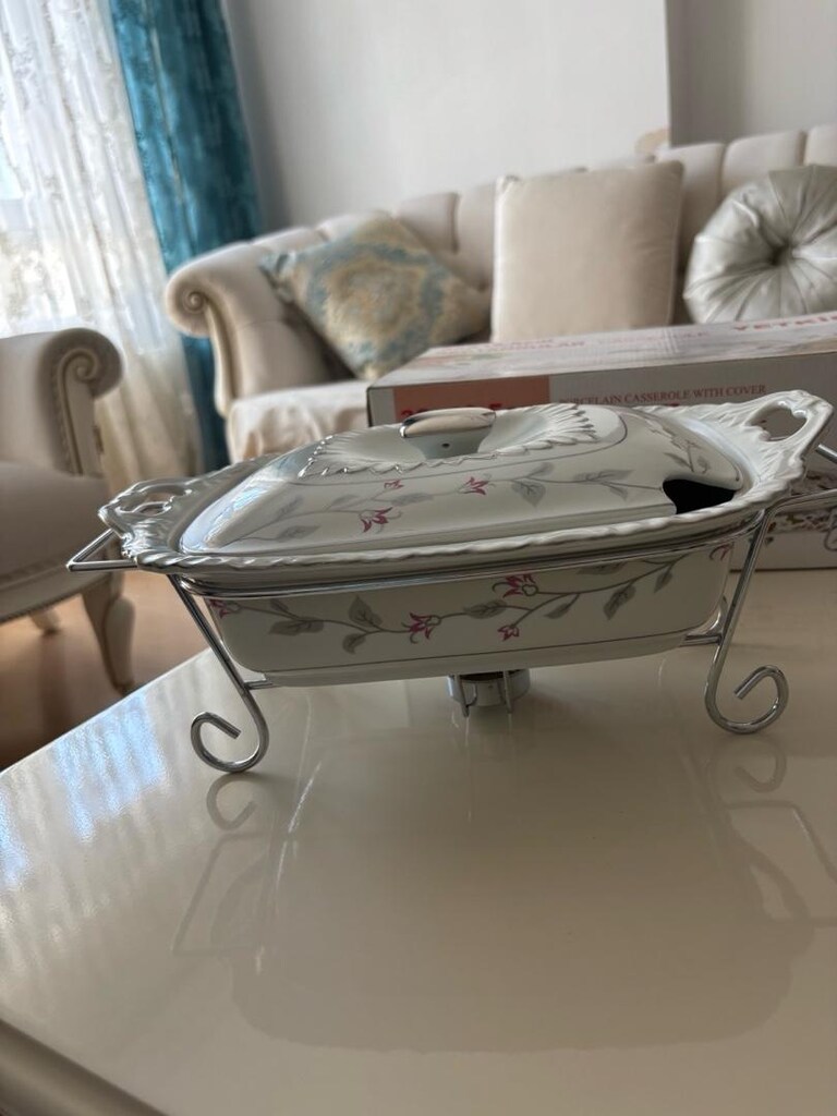Isıtıcılı porselen tencere çeyiz - 6