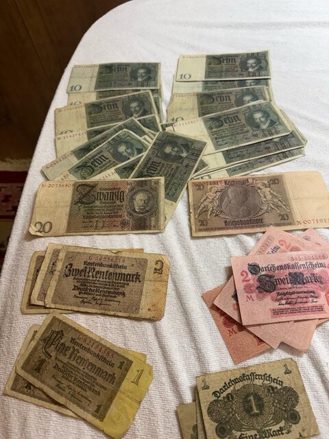Koleksiyonluk Eski Nazi Almanyası döneminde kullanılan Reichsmark
