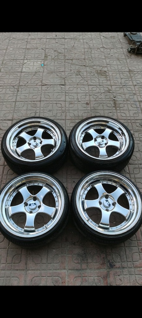 18 inç 4*108 ssr krom jant lastik sıfır gibi set hata yok takas var - 3