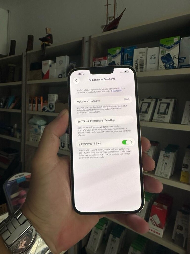 13 pro max 128 Gb değişen pil arka kamera orjinal temiz cihaz tr - 7