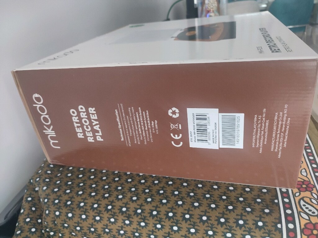 MİKADO Sıfır.ahşap retro pikap 33 45 78 plakçalar USB Bluetooth SD hop - 6