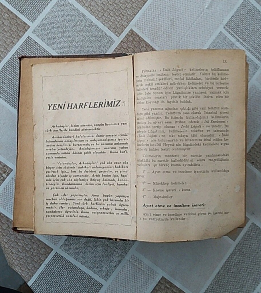 1930 baskı lügat - 2