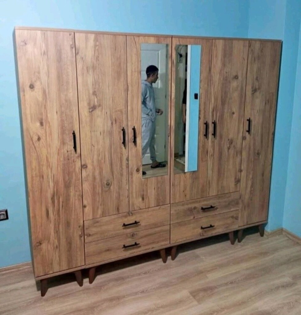 6 Kapili Aynali Gardirop - 5