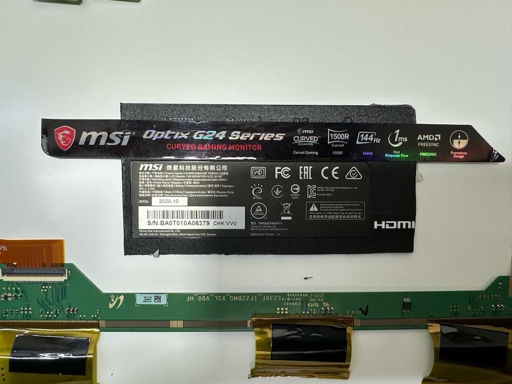 MSI OPTİX G24C4 MONİTÖR ANAKARTI -JOİSTİK -İNVERTÖR KARTI - 4