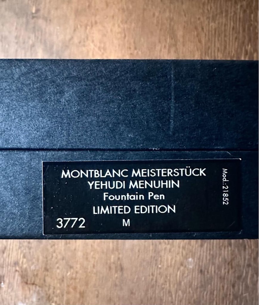 MONTBLANC YEHUDI MENUHIN 21852 21853 KOMPLE ORJ KOLEKSIYON SET - 5