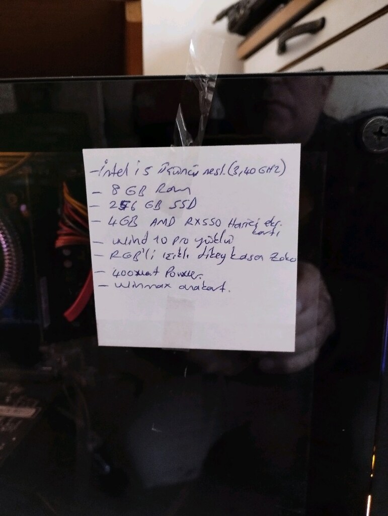 İ5 üçüncü nesil işlemcili SSD liı, ışıklı oyuncu bilgisayar kasası - 4