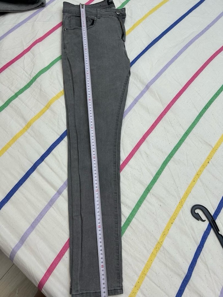 34 bed jeans pantolon gri renk - 4