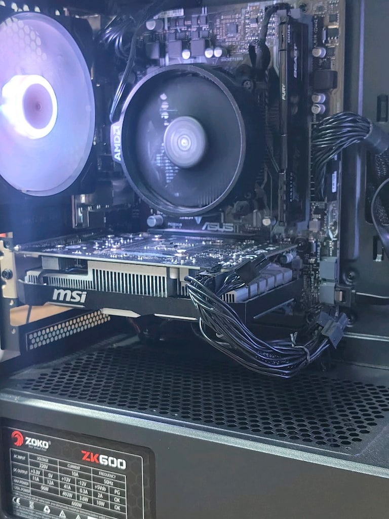 GTX 1650 RYZEN5 2600 16GB RAM 250 SSD OYUNCU KASASI - 4