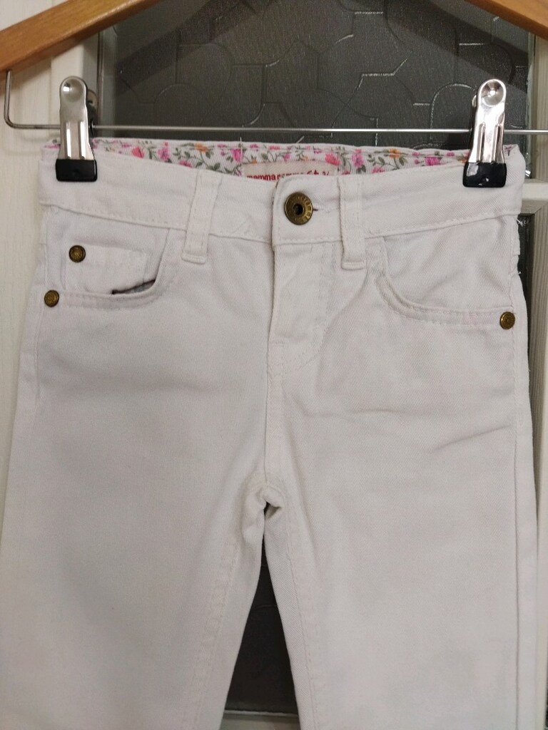 mamma ramma 3 yaş kız çocuk Denim pantolon - 8