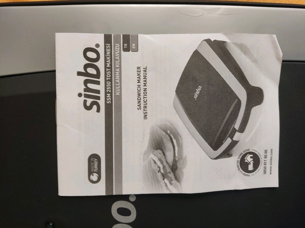 TOST MAKİNESİ SİNBO TOASTER XL SSM 2550 - 8