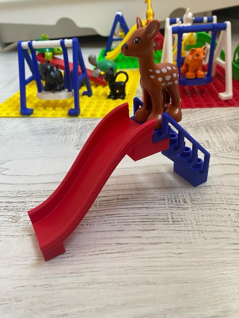 Lego duplo uyumlu oyun parkı araçlar - 12