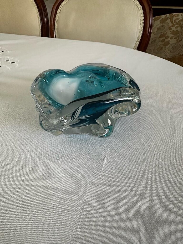İtalyan Murano Cam Küllük Kül Tablası - 5