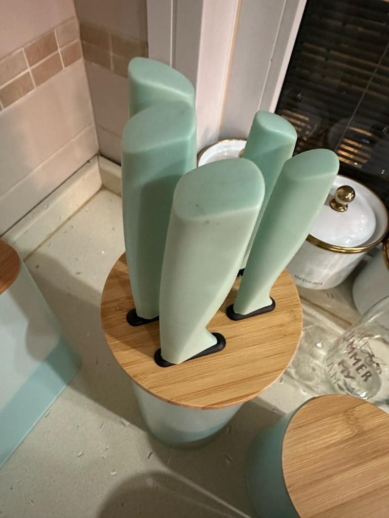 KARACA HOME EKMEK SEPETİ,BIÇAK SETİ VE 3 LÜ KAVANOZ SETİ - 5