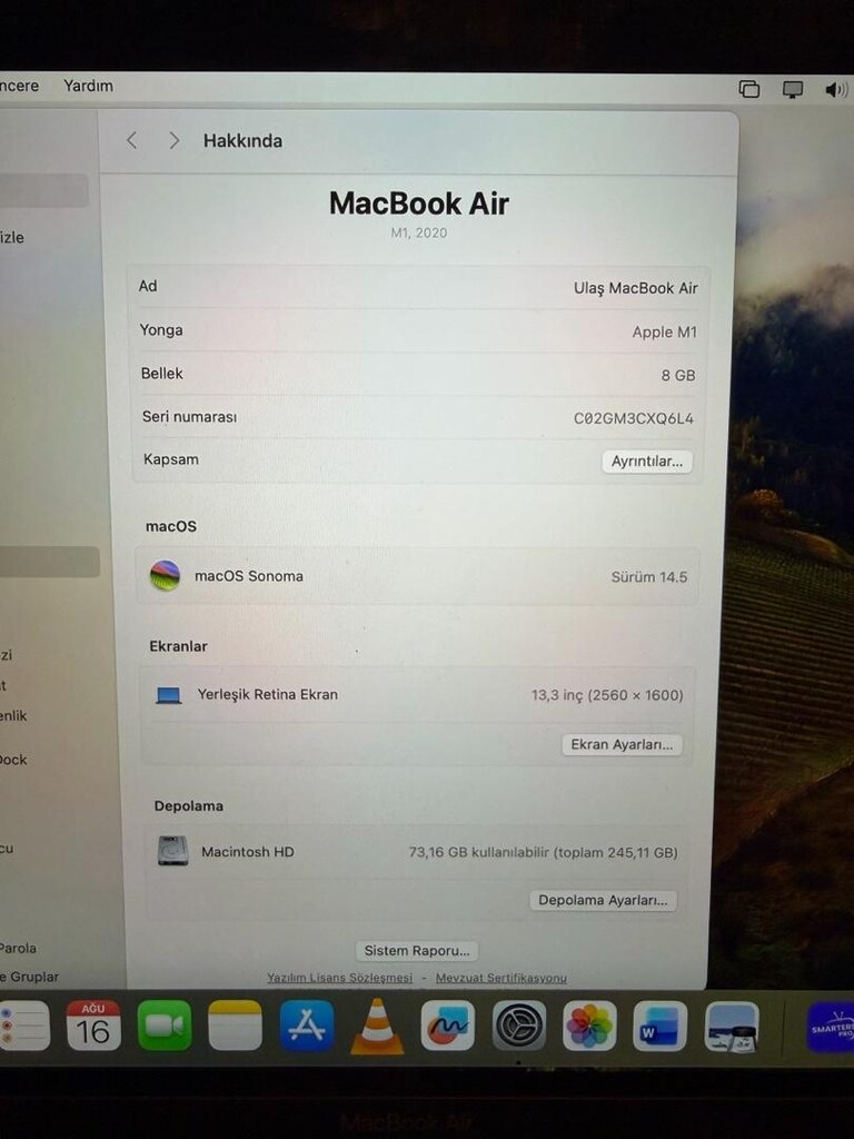 apple macbook air m1 işlemci - 3