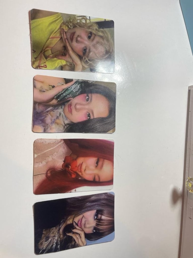 4’lü set blackpink fan made fotokart hediyeli - 3
