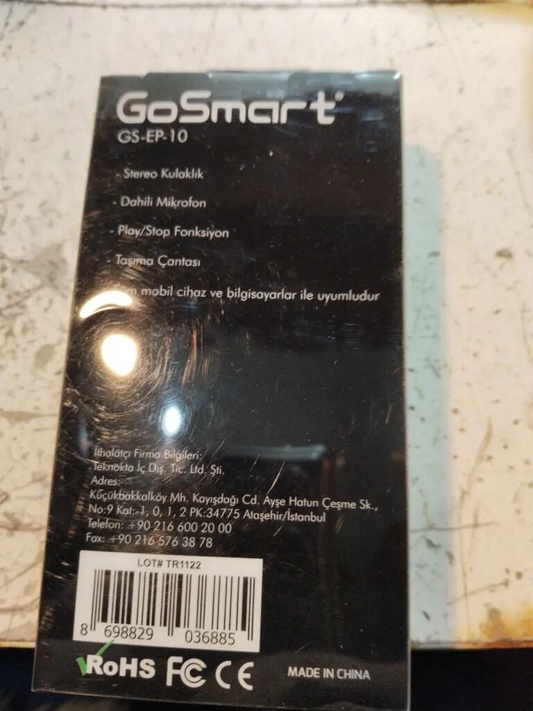 PAKETİNDEN GOSMART KABLOLU KULAKLIK - 2