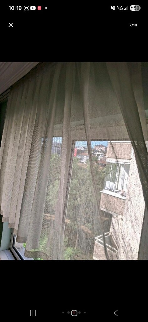 Bohem tarzında, sütlü kahve hafif ve yumuşak dokulu perde,EN140CM,Boy - 9