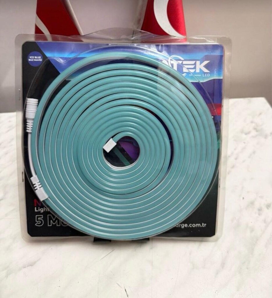 5 MT 12V NEON LED TURKUAZ İÇ-DIŞ MEKAN - 3