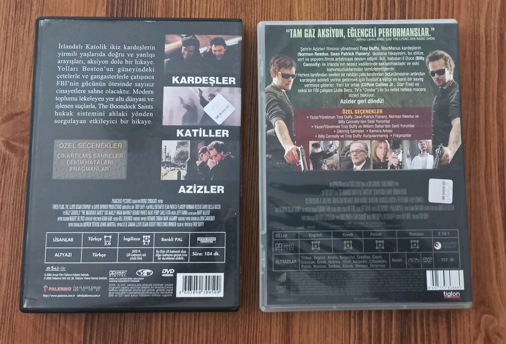 Şehrin Azizleri 1 & 2 (The Boondock Saints) Kült Film DVD Seti - 2