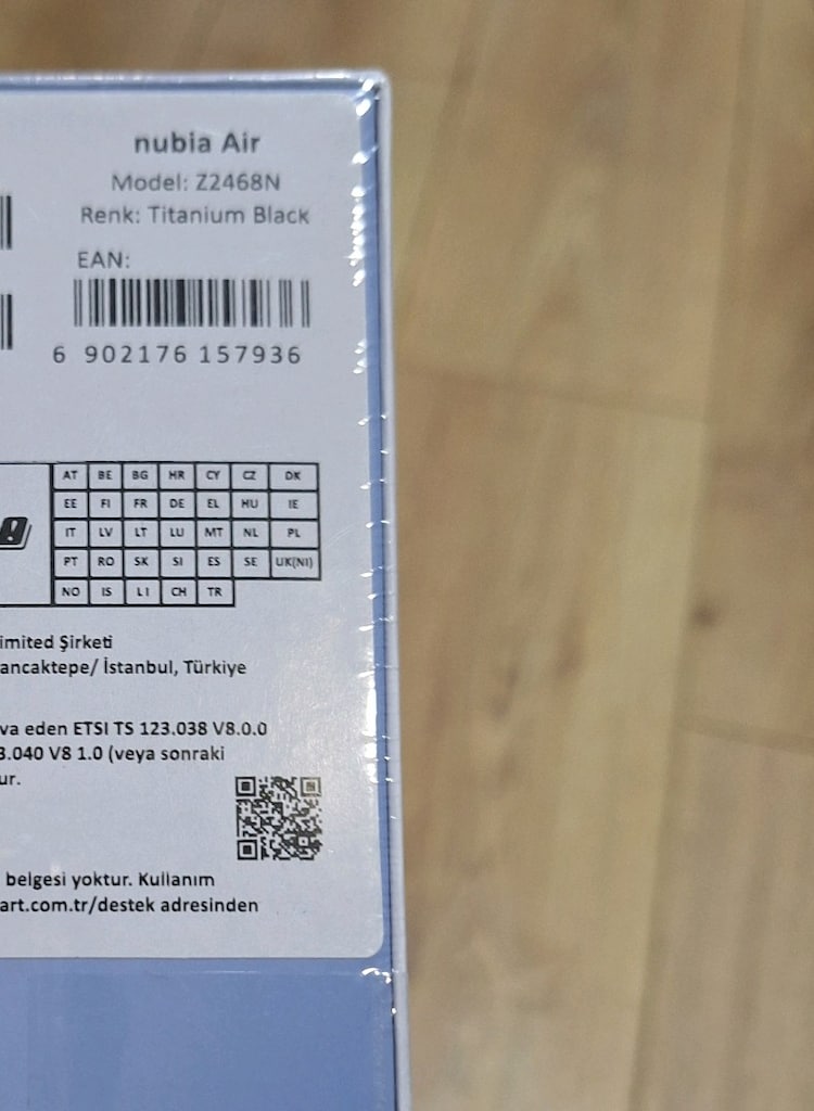 ZTE Nubia Air 5g 256 GB - 3