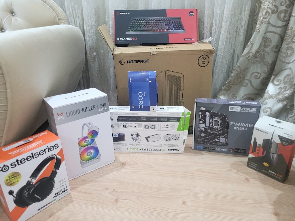 i7-13700 + RTX 3060 Ti 8GB + DDR5 6000MHz | MSI Curved Monitörlü FULL - 3