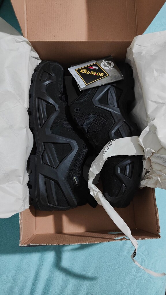 Lowa zephyr mk2 Gore-tex Lo Sıfır Kutusunda Siyah, kısa bot, Orijinal - 9