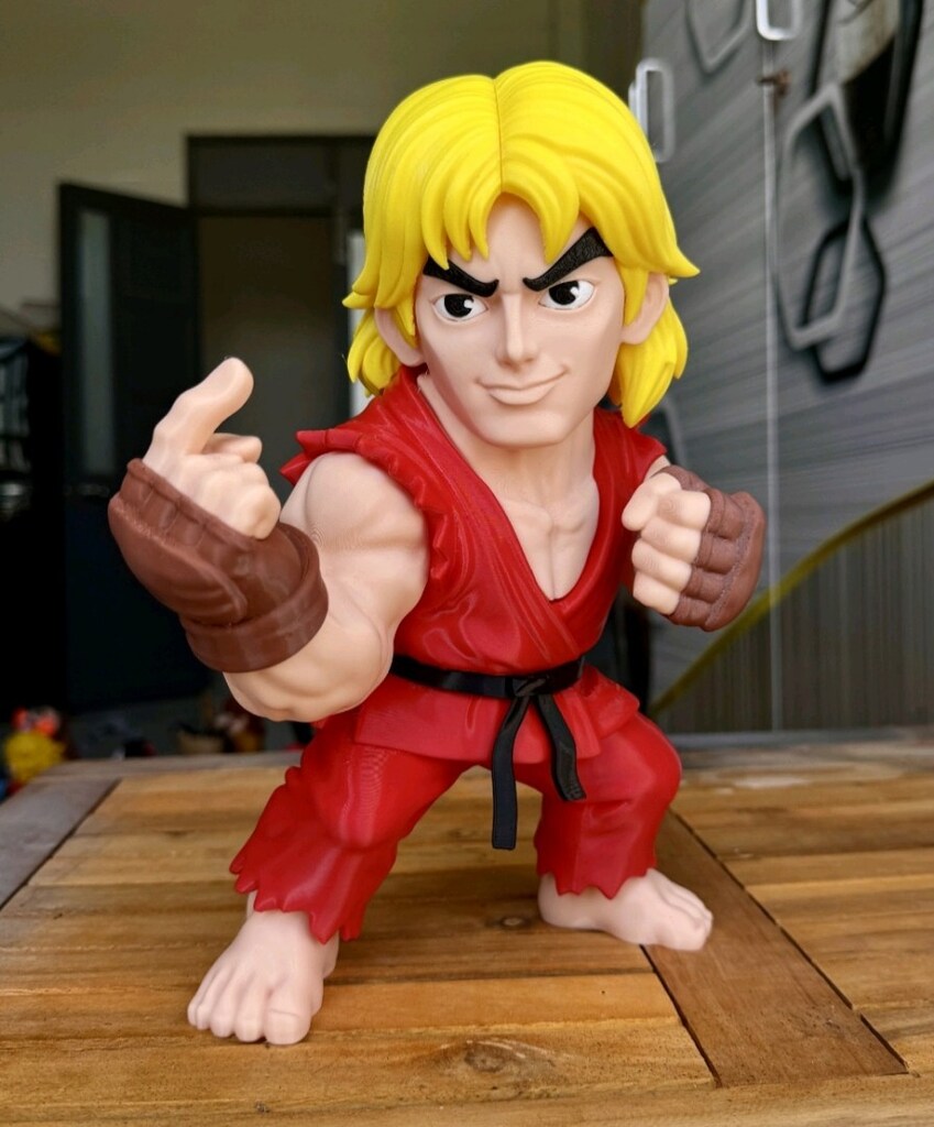 KEN Masters Figürü - Street Fighter Serisi | Premium Koleksiyonluk - 2