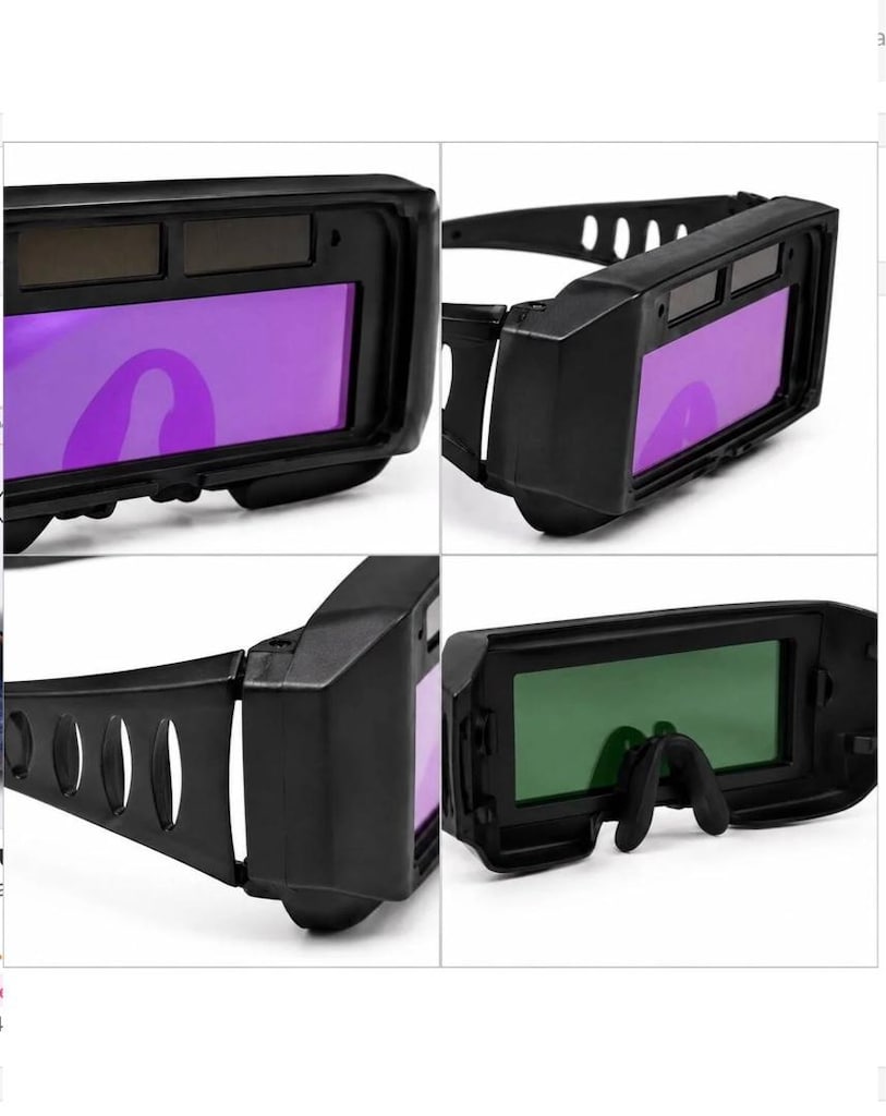 ‼İTHAL/SIFIR/Otomatik Kararan Güneş Enerjili Kaynak Gözlüğü LCD Ekran - 5