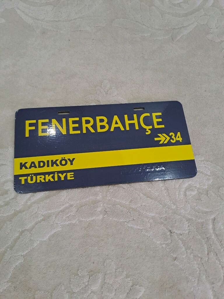 Fenerbahçe plaka - 8