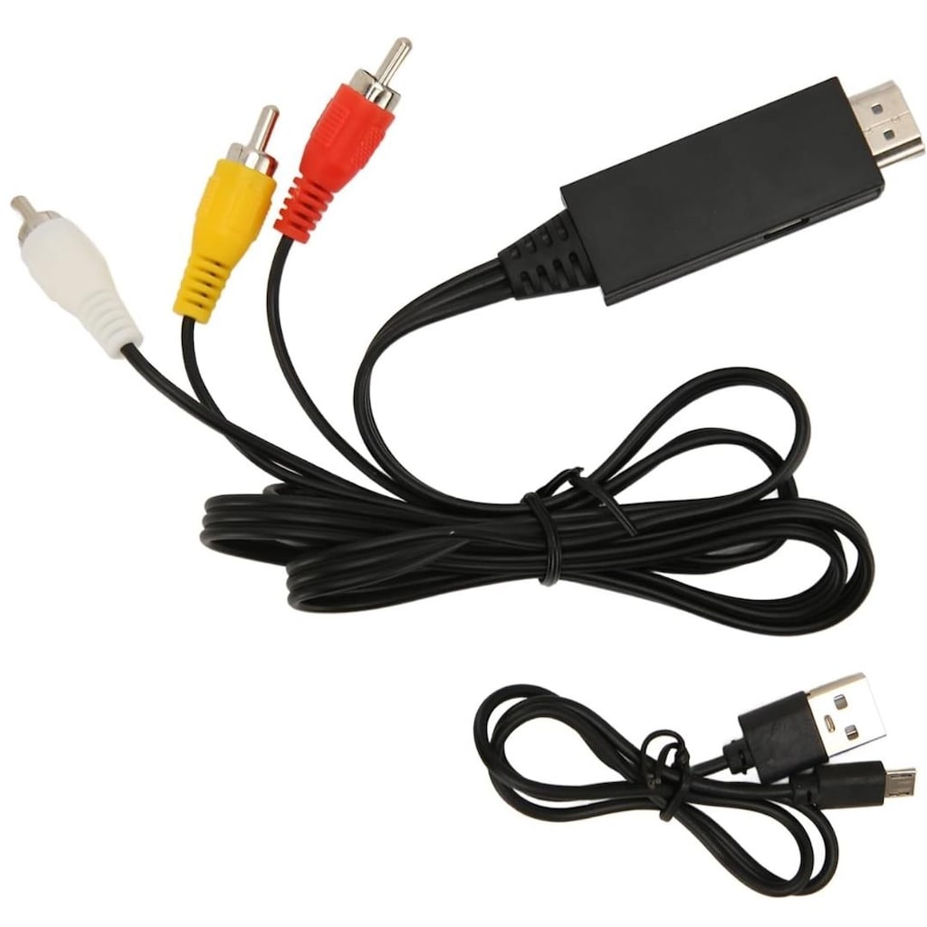 4875 HDMI to RCA AV 4K30Hz Çevirici Dönüştürücü Adaptör - 3