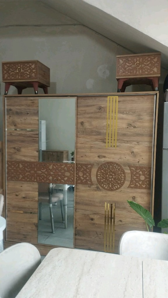 ceviz rengi yatak odası takımı - 3