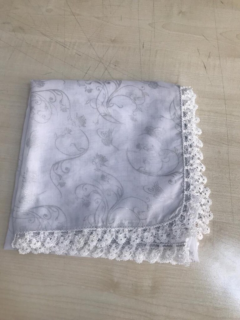 Tığ oyalı başörtüsü - 4