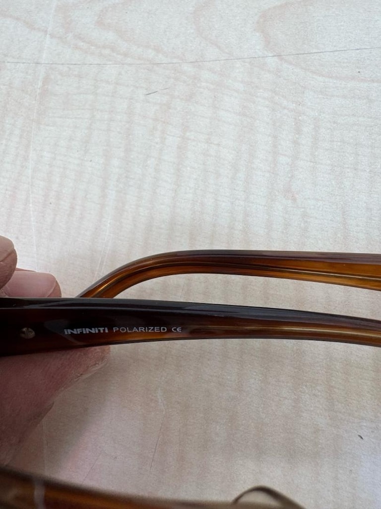 Orijinal Vintage Infiniti Polarize Kahverengi Güneş Gözlüğü (Sıfır) - 10
