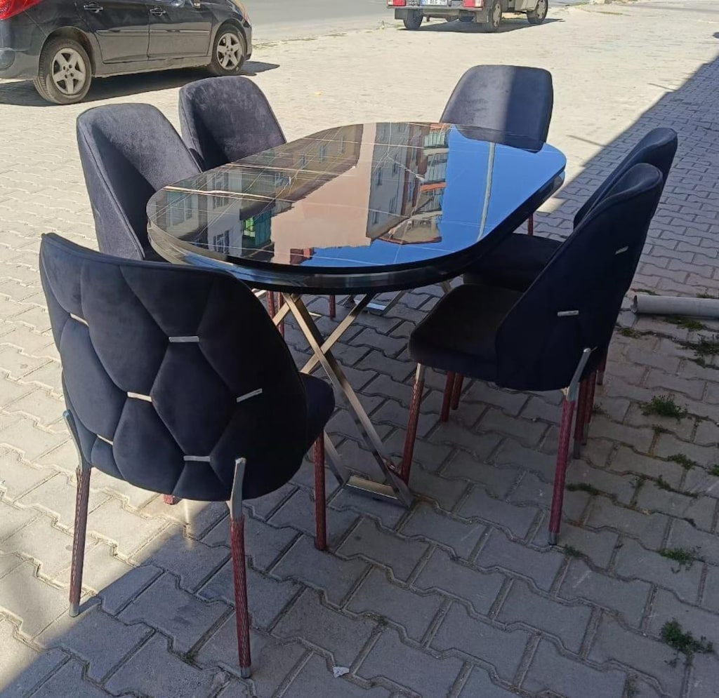 yemek masasi ve 6 sandalye ıle birliktw - 7